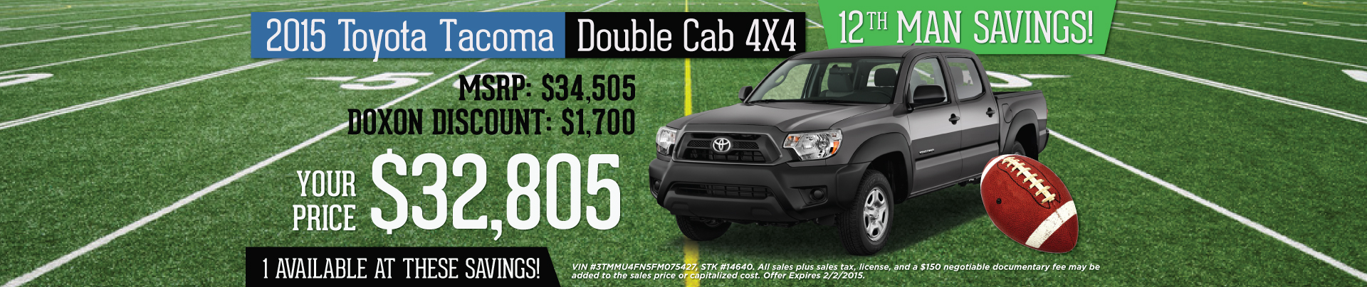 Doxon toyota coupons