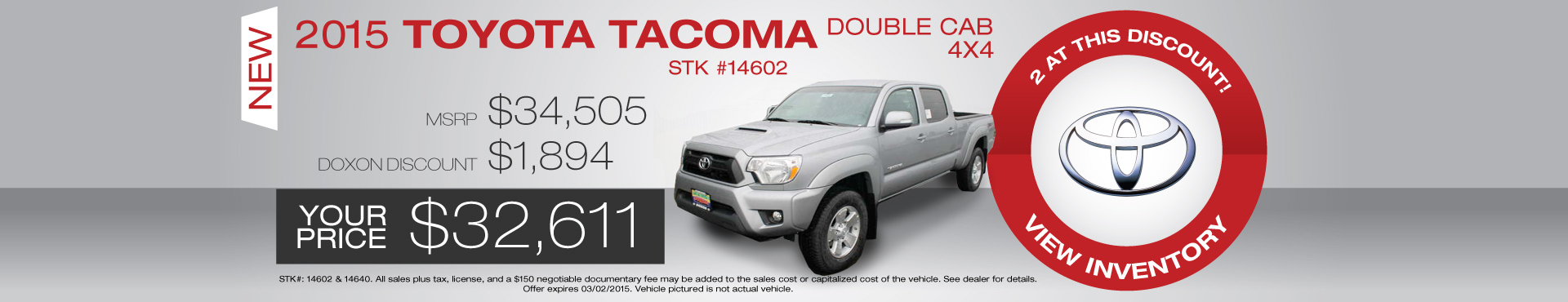Doxon toyota coupons