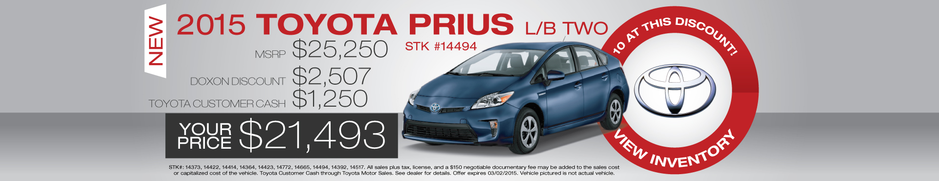 Doxon toyota coupons