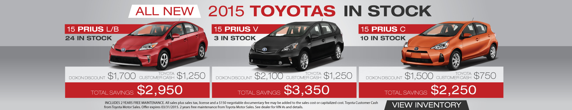 Doxon toyota coupons